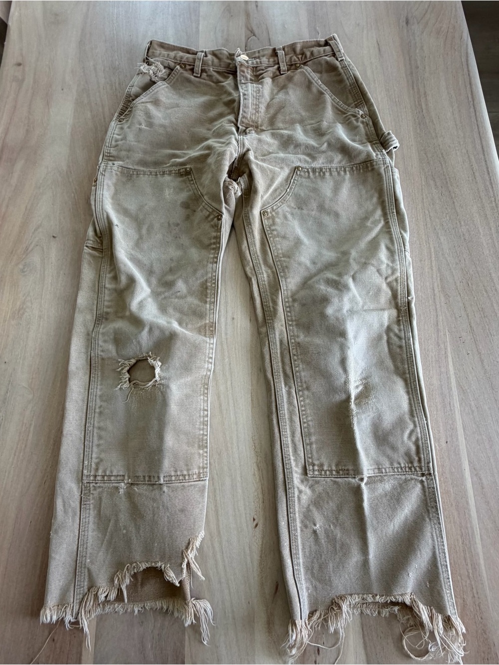 Vintage Carhartt Pants B01BRN Thrashed Worn Heavily Distressed Men’s Grunge Y2K